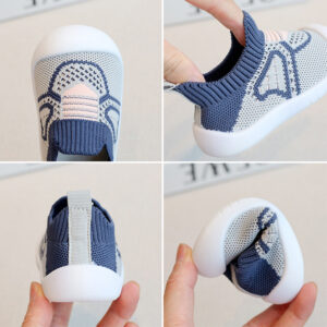 Comfortable Non-Slip First Walking Crib Shoes for Baby Kids - Image 4