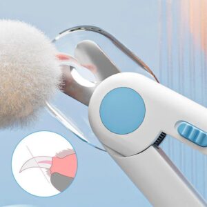 Pet Nail Clippers LED Light Illumination Anti-bleeding Cat Nail Clippers - Image 1