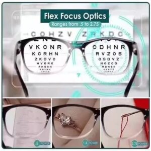 One Power Auto Focus Comfortable Flexible Blue Light Blocking Reading Glasses - Image 4