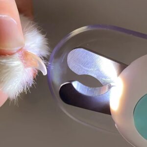 Pet Nail Clippers LED Light Illumination Anti-bleeding Cat Nail Clippers - Image 5