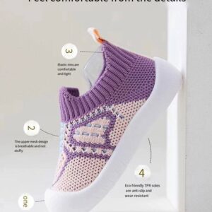 Comfortable Non-Slip First Walking Crib Shoes for Baby Kids - Image 6