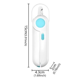 Pet Nail Clippers LED Light Illumination Anti-bleeding Cat Nail Clippers - Image 2