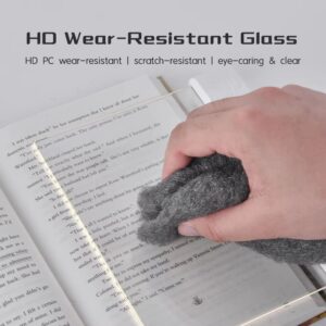 Stepless Dimming Daylight Warm Amber Book Reading Light Bookmark - Image 5