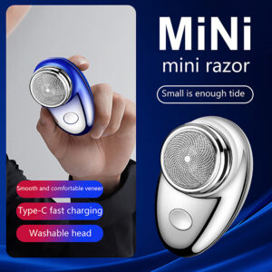 Mini-shave Portable Electric Shaver Rechargeable Washable Mens Razor - Image 1